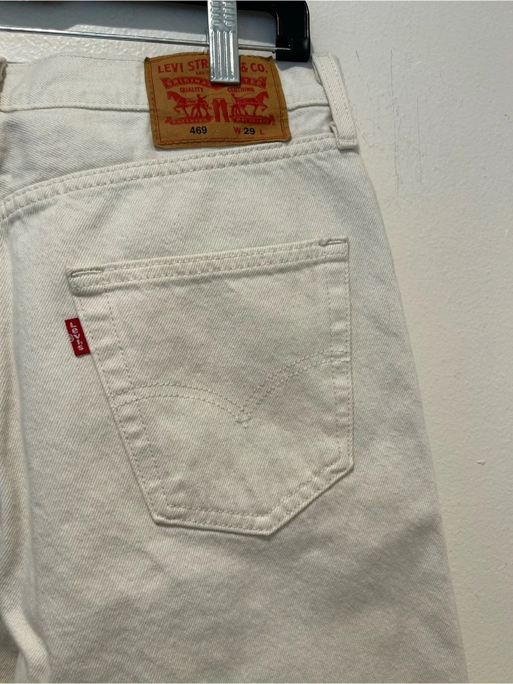 Levi's Men’s White Denim Jean Shorts
